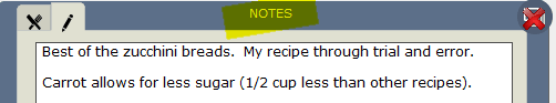 notes